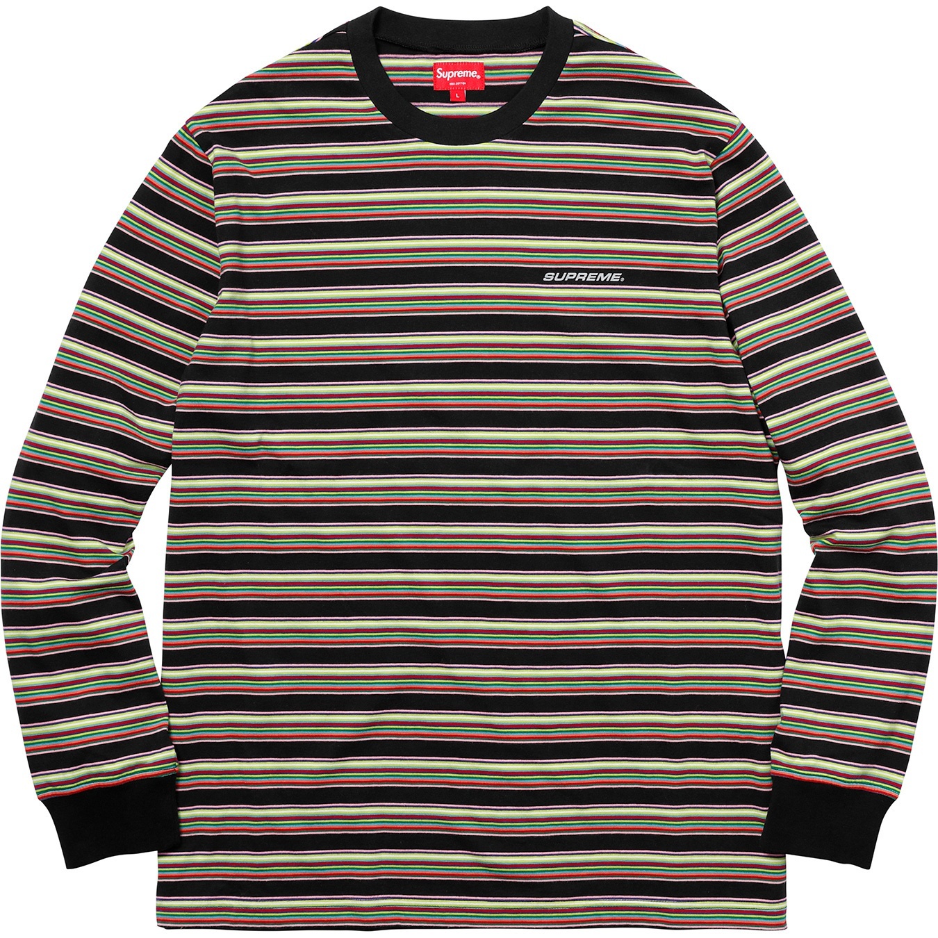 Multi Stripe L/S Top view 3